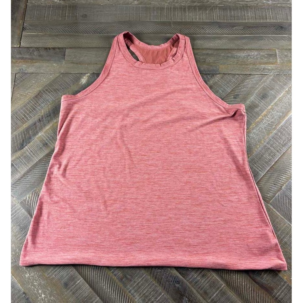 Old Navy Active Breathe On Tank Top XL Pink Heathered Racerback Mesh Go-Dry